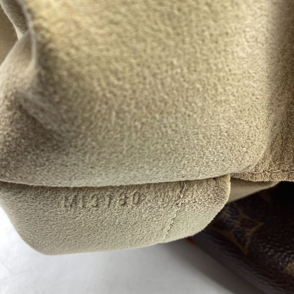 Louis Vuitton Monogram Galliera PM Bag in Brown Coated Canvas - Picture 9 of 12
